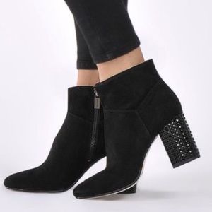 Michael Kors Arabella Black Suede Booties